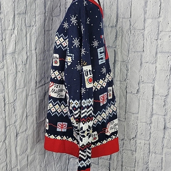 MILLER BREWING COMPANY Men's Christmas Sweater Size XXL - Picture 6 of 8